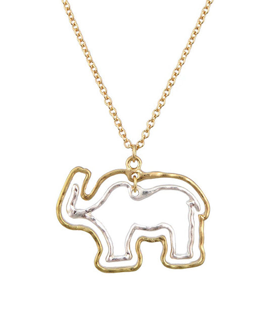 Elephant Pendant Necklace