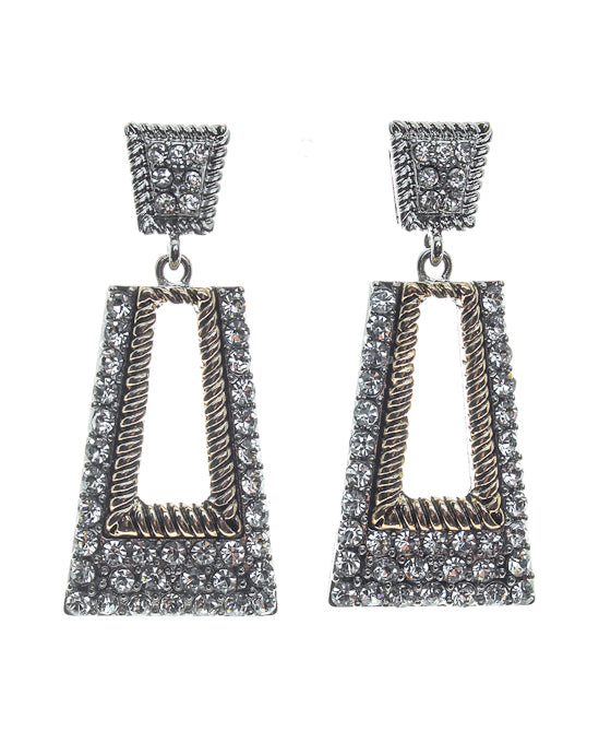 Trapezoidal Shape Earrings