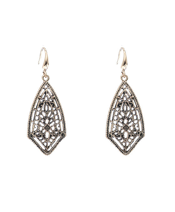 Filigree Dangle Kite Earring