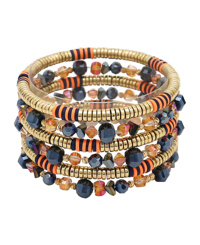 Multi Bead 5 Set Bracelet