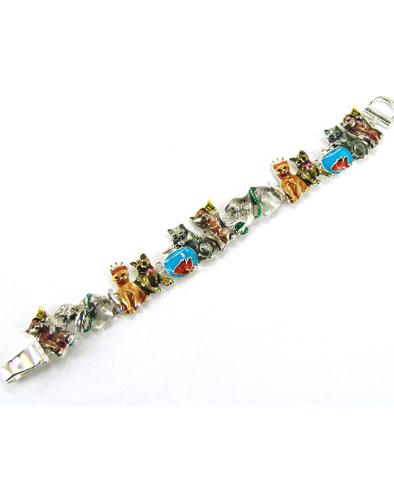 Cat Theme Link Magnetic Bracelet