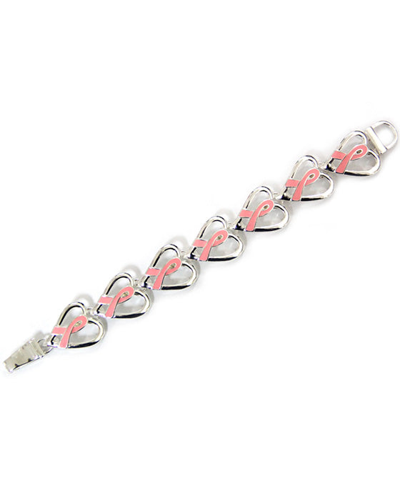 Pink Ribbon Magnetic Bracelet