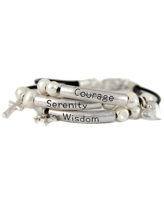 Inspirational Multi Strand Magnetic Bracelet