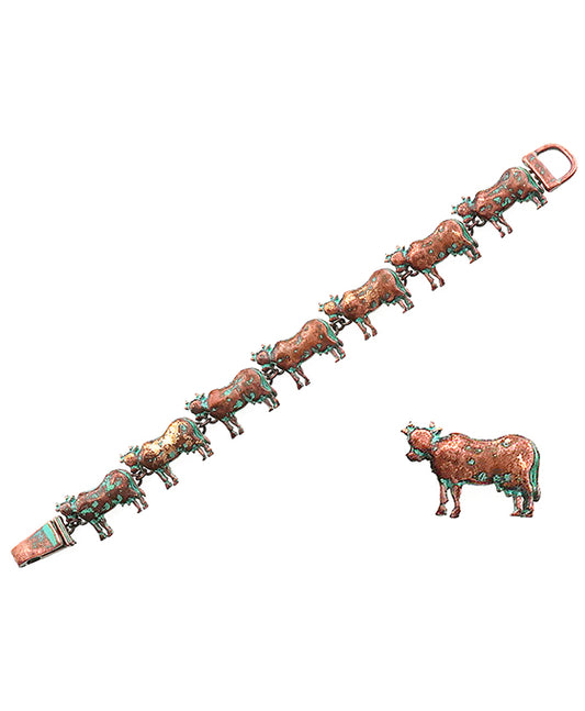 Farm Animal Cow Magnetic Bracelet