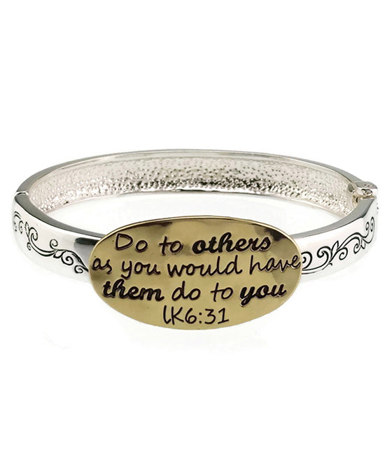 Message Hindge Bracelet - Luke 6:13