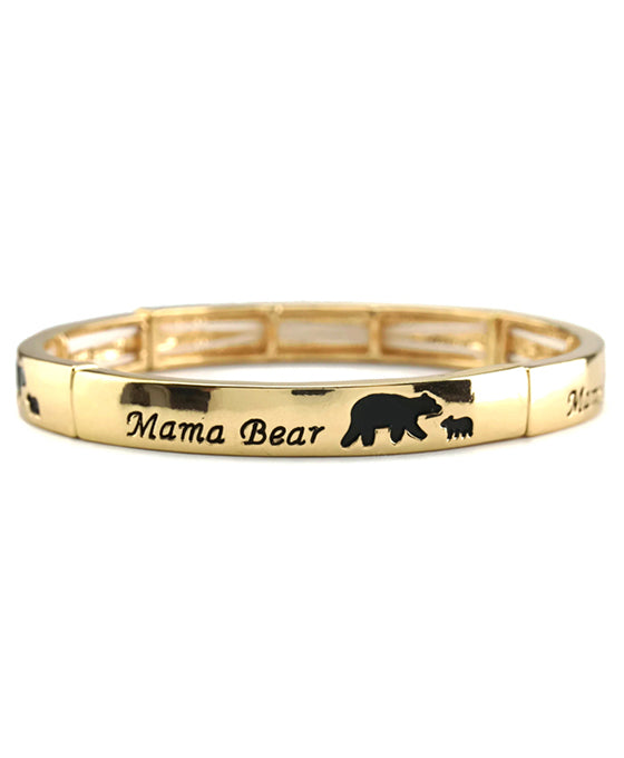 Mama Bear Stretch Bracelet