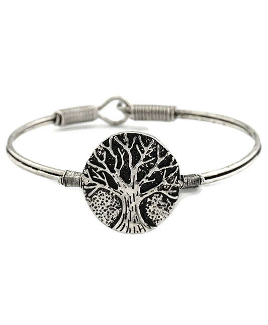 Tree of Life Wire Bangle Bracelet