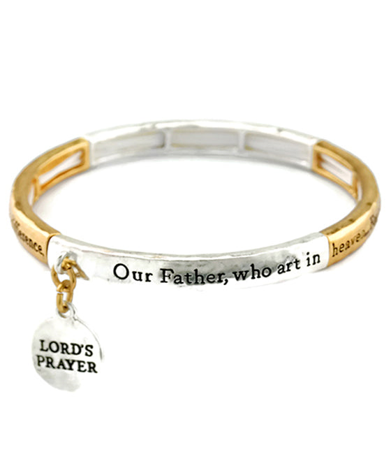 Message Bracelet - Lord's Prayer