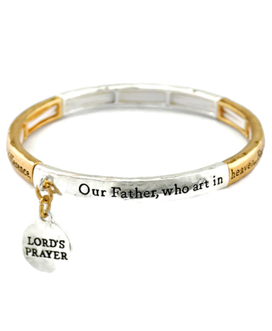 Message Bracelet - Lord's Prayer