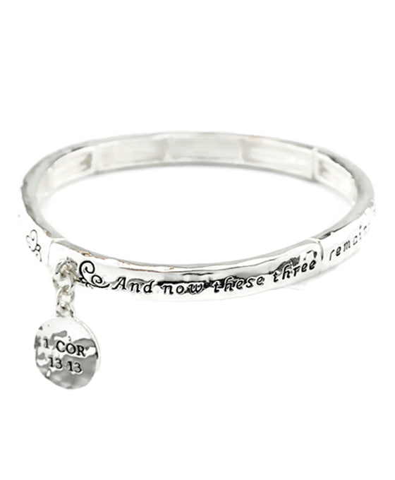 Message Bracelet - 1 COR 13:13