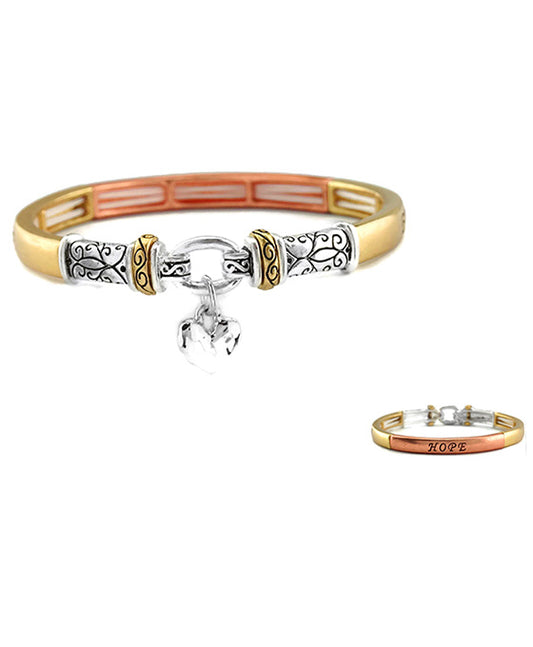 Tailored Look Message Bracelet - Hope