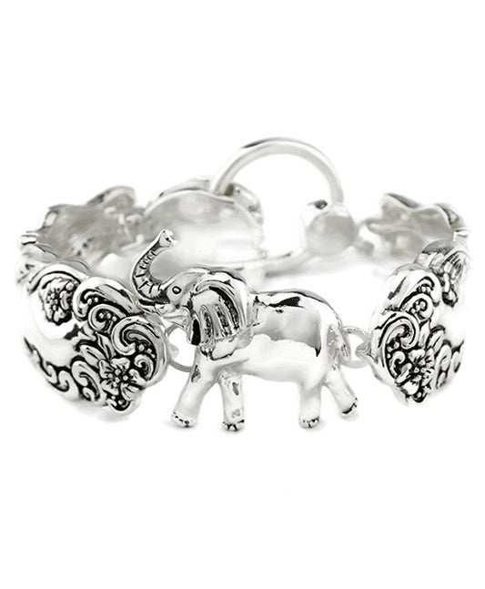 Elephant Theme Spoon Magnetic Bracelet