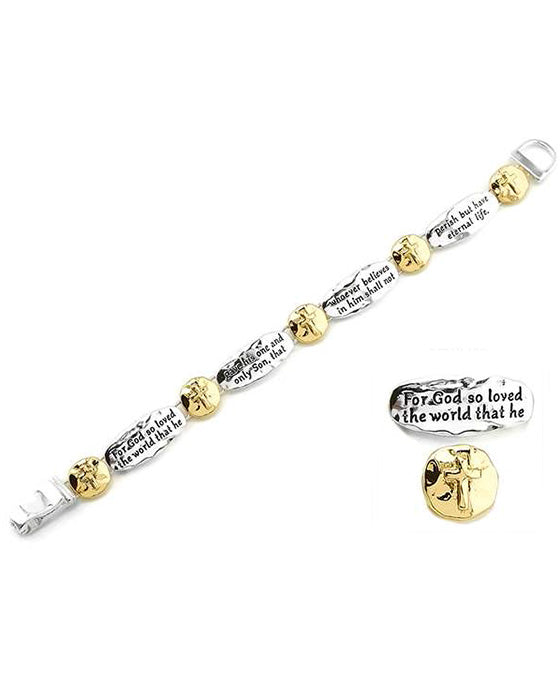 Message Bracelet - John 3:16