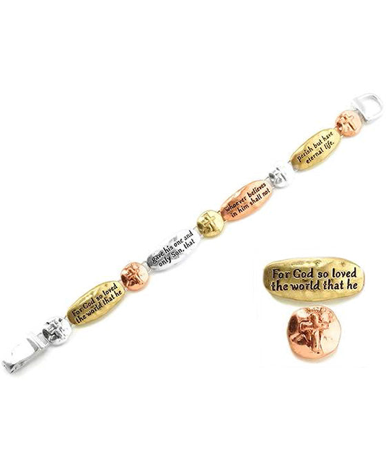 Message Bracelet - John 3:16