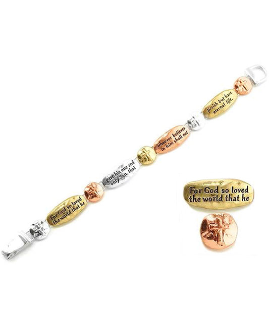 Message Bracelet - John 3:16