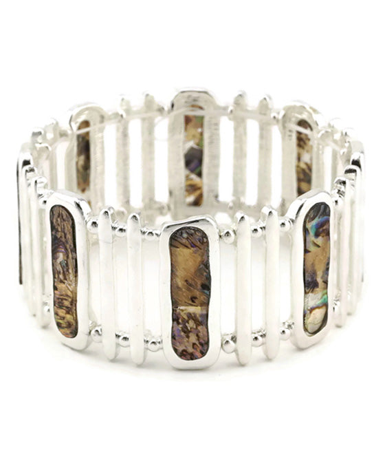 Abalone Double Stretch Bracelet