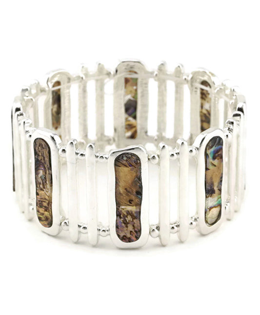 Abalone Double Stretch Bracelet