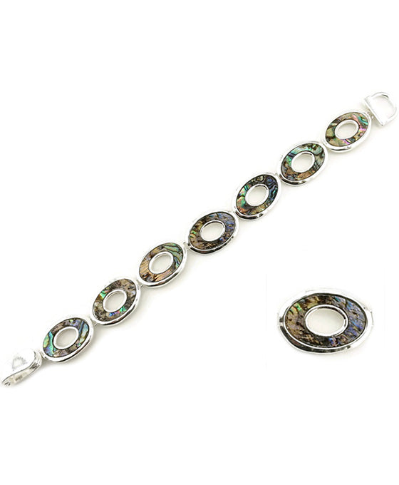 Oval Shape Link Magnetic Bracelet