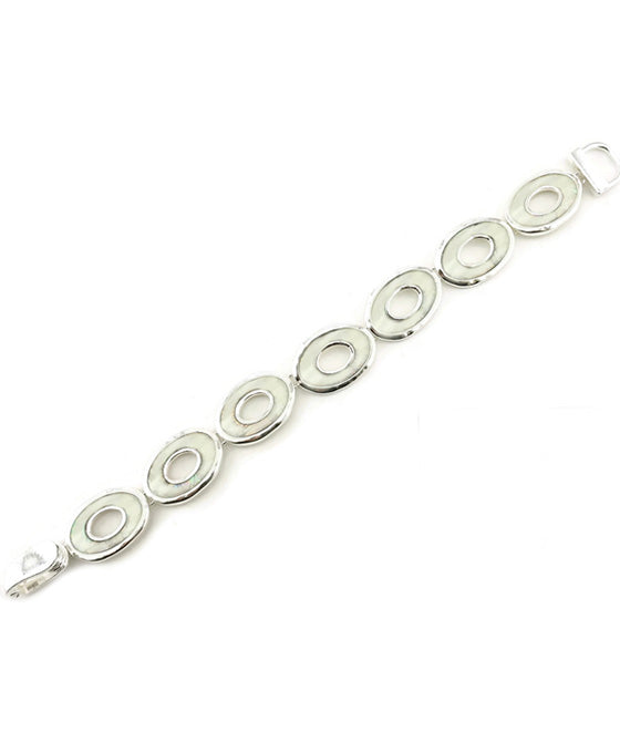 Oval Shape Link Magnetic Bracelet