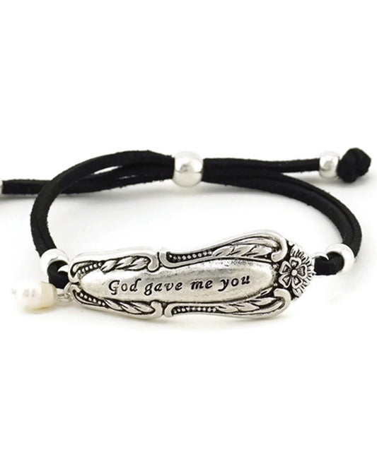 Message Spoon Bracelet - God Gave Me You