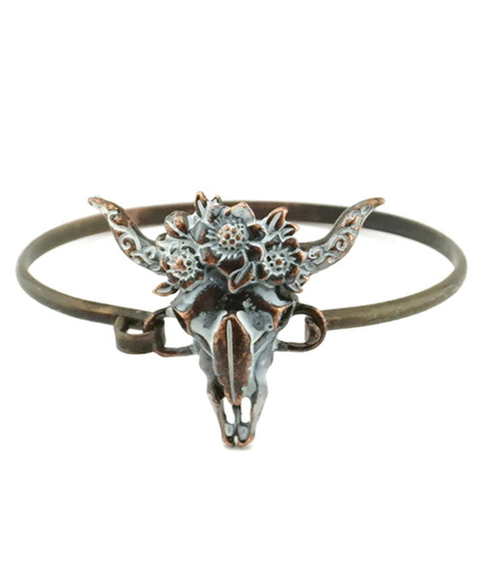 Steer Head Theme Wire Bangle