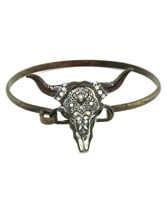 Steer Head Theme Wire Bangle