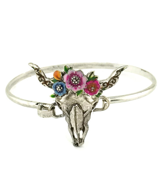 Steer Head Theme Wire Bangle