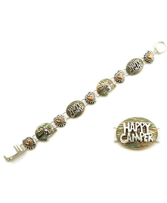 Happy Camper Magnetic Bracelet