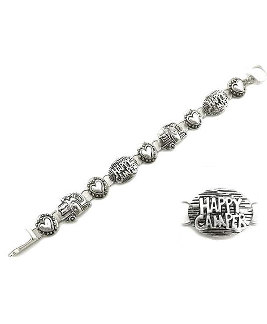 Happy Camper Magnetic Bracelet