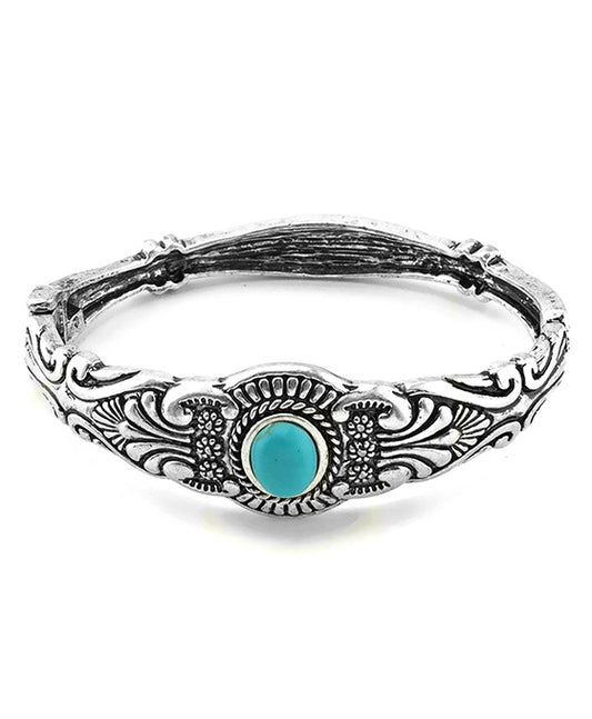 Navajo Style Hinge Bangle