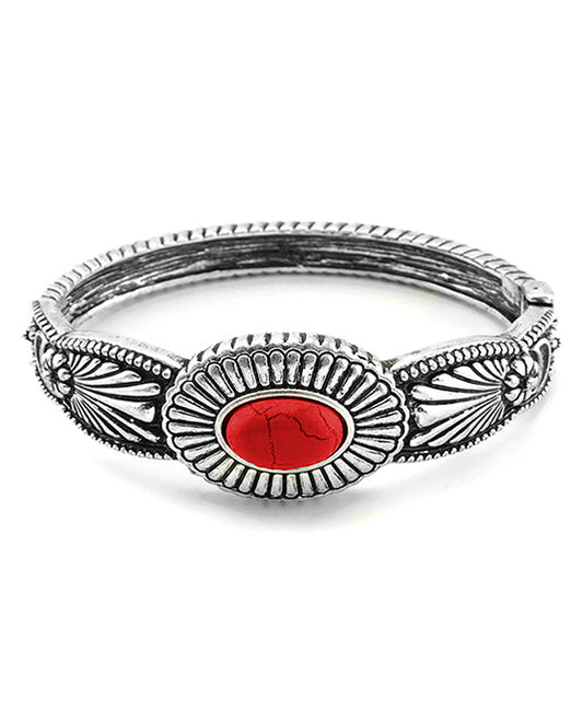 Navajo Style Hinge Bangle