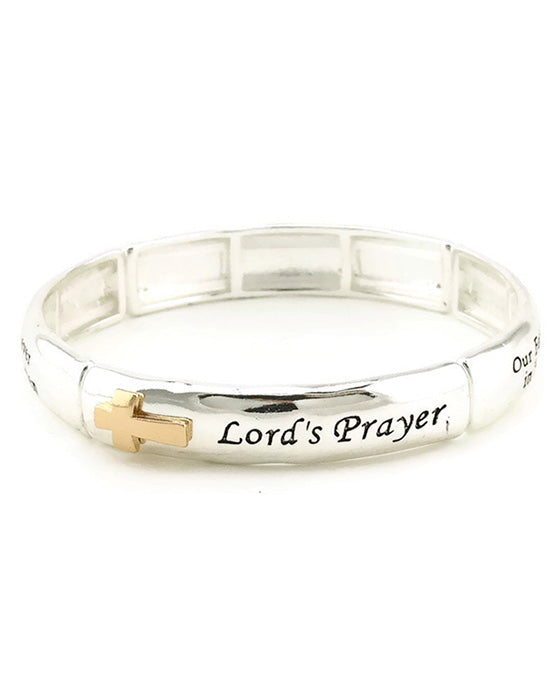 Lord's Prayer Double Stretch Bracelet