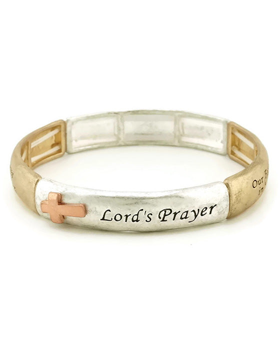 Lord's Prayer Double Stretch Bracelet