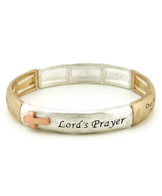 Lord's Prayer Double Stretch Bracelet