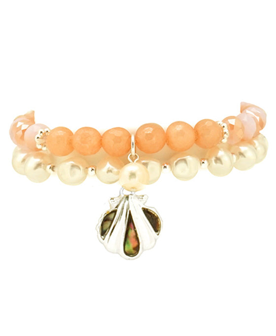 Sea Shell Stackable Bracelet