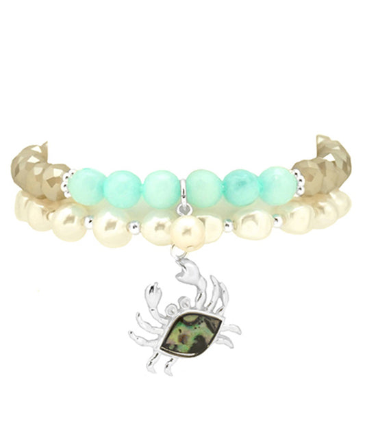 Crab Stackable Bracelet