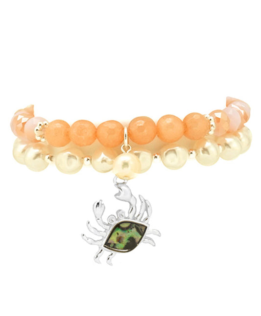 Crab Stackable Bracelet