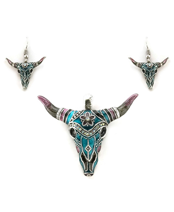 Steer Head Magnetic Pendant Set