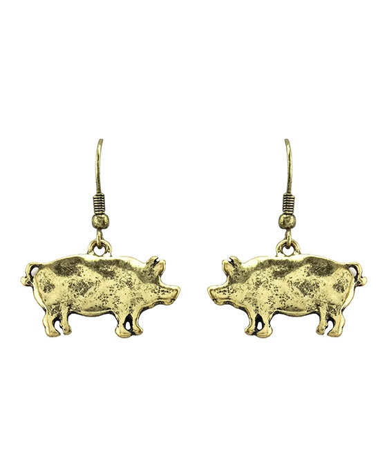 Farm Animal Pig Earring