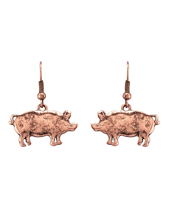 Farm Animal Pig Earring