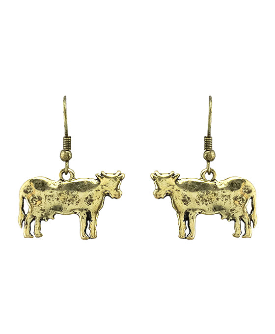 Farm Animal Cow Earring