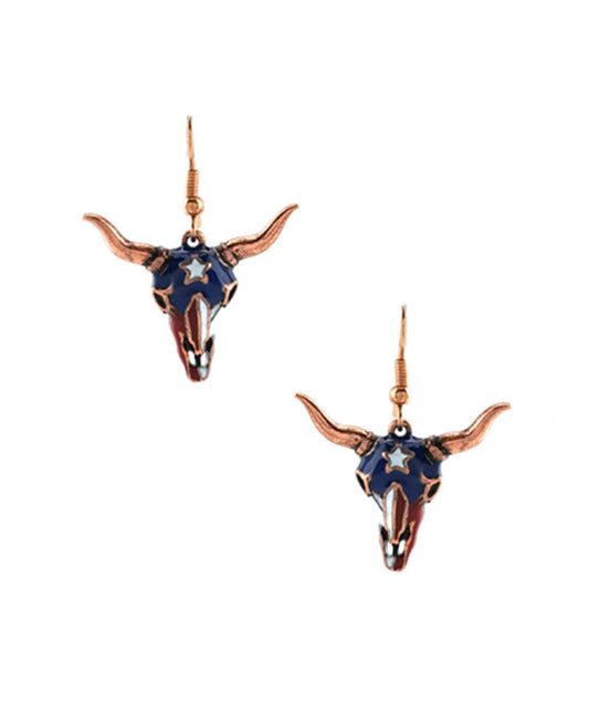 Steer Head Theme Earring