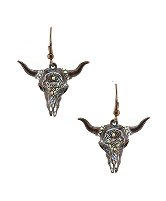 Steer Head Theme Earring