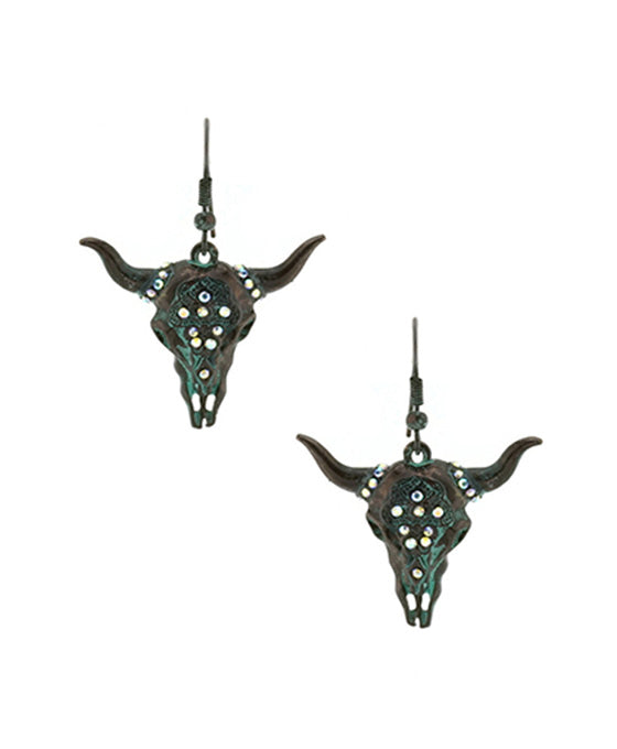 Steer Head Theme Earring