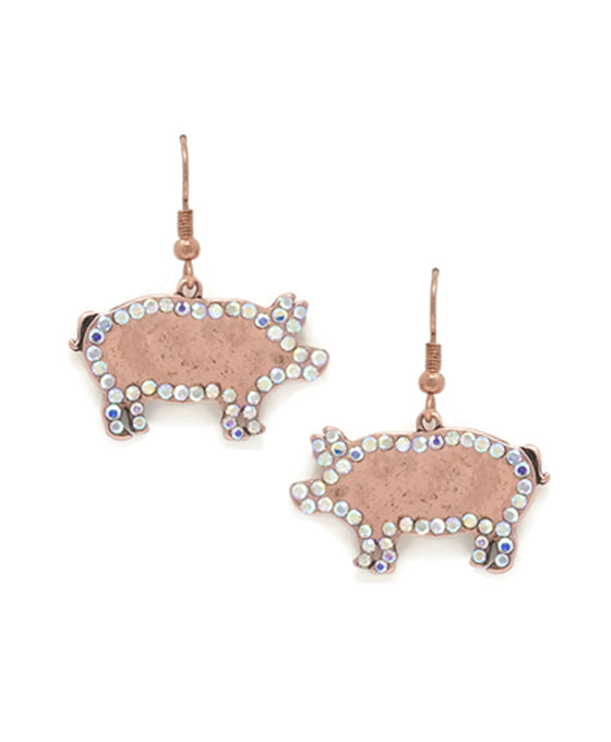 Farm Animal Pig Earring