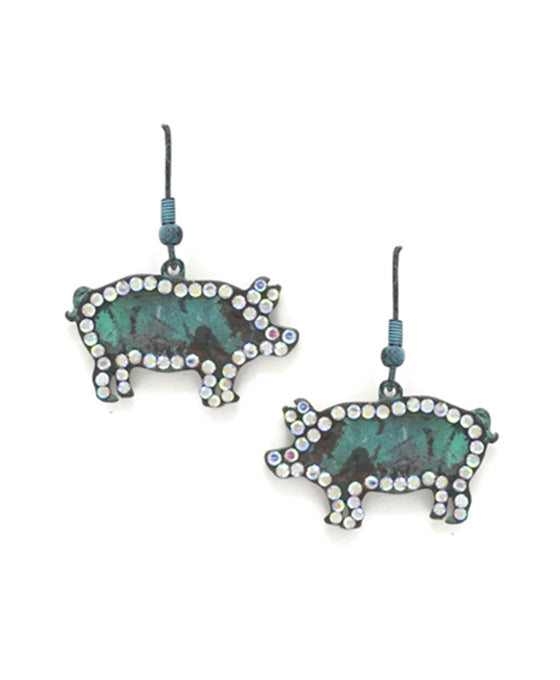 Farm Animal Pig Earring