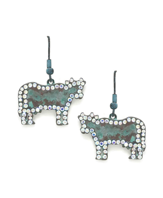 Farm Animal Cow Earring