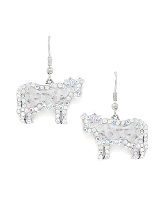 Farm Animal Cow Earring