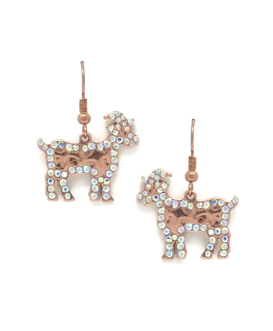 Farm Animal Goat Earring