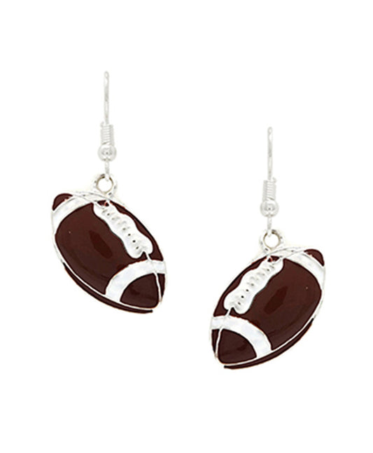 Football w/ Epoxy Earring